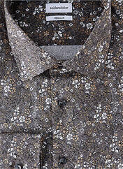 Chemise manches longues gris SEIDEN STICKER homme seconde vue