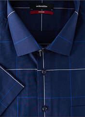 Chemise manches courtes bleu SEIDEN STICKER homme seconde vue