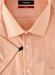Chemise manches courtes orange SEIDEN STICKER homme seconde vue