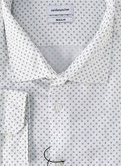 Chemise manches longues blanc SEIDEN STICKER homme seconde vue