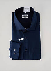 Chemise manches longues bleu SEIDEN STICKER homme seconde vue