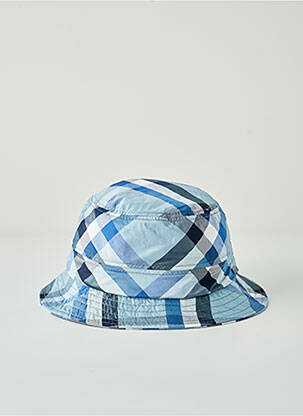 Chapeau tissage popeline bleu BUGATTI homme