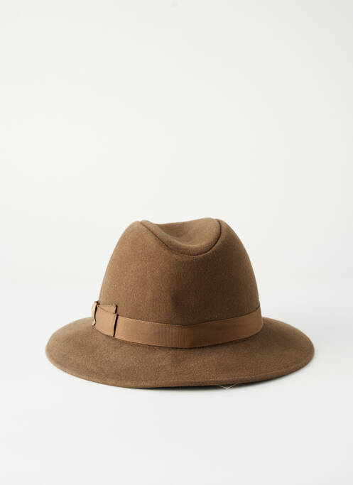 Chapeau marron BORSALINO homme