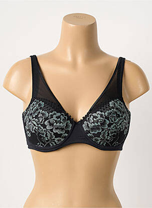 Soutien-gorge effet matière satinée haut soutien-gorge moulé noir PRIMA DONNA femme