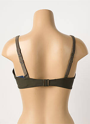 Haut de maillot de bain stretch haut soutien-gorge moulé vert PRIMADONNA femme