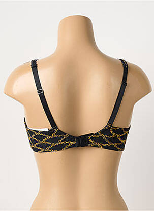Soutien-gorge effet matière satinée haut soutien-gorge moulé noir PRIMADONNA femme