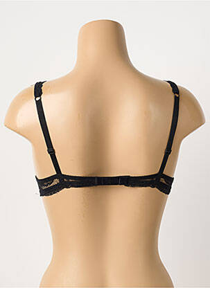 Soutien-gorge effet matière satinée haut soutien-gorge emboitant noir AMBRA femme