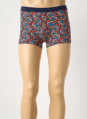 Boxer imprimé fantaisie bleu HOM homme