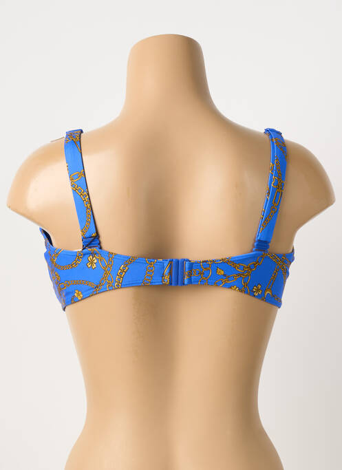 Haut de maillot de bain stretch haut soutien-gorge balconnet bleu PRIMA DONNA femme