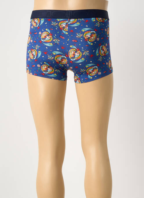 Boxer imprimé fantaisie bleu HOM homme