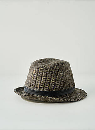 Chapeau doublure marron HUGO BOSS homme
