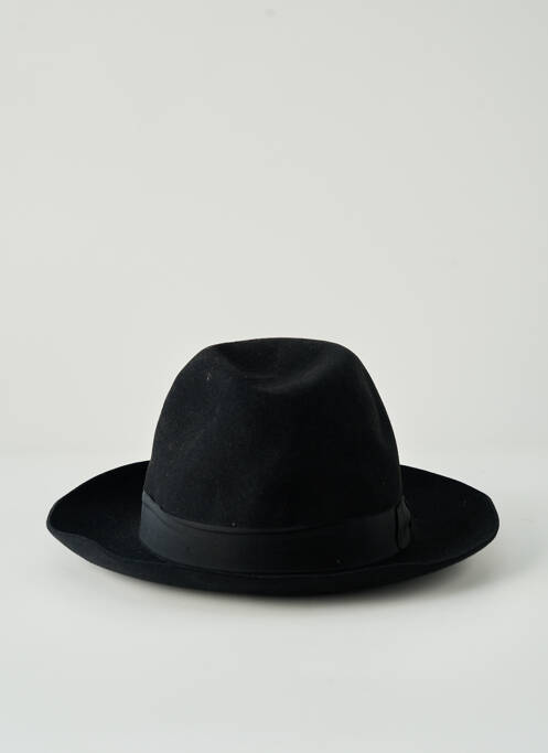 Chapeau noir BORSALINO homme