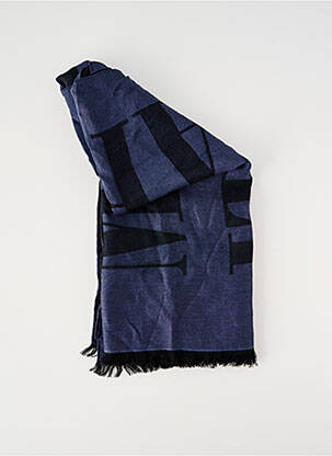 Foulard imprimé fantaisie bleu AERONAUTICA homme