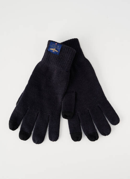 Gants noir AERONAUTICA homme