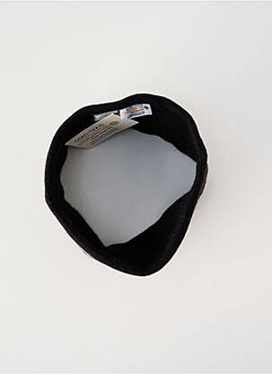 Bonnet imprimé fantaisie noir AERONAUTICA unisexe