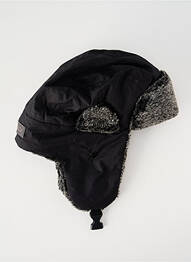 Bonnet forme chapka noir MCS homme