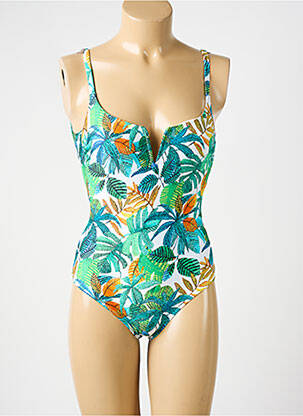 Maillot de bain 1 pièce vert JESSY BEACHWEAR femme