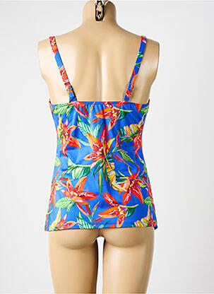 Haut de maillot de bain stretch haut soutien-gorge emboitant bleu PRIMADONNA femme