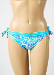 Bas de maillot de bain imprimé fantaisie bikini bleu JESSY BEACHWEAR femme