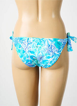Bas de maillot de bain imprimé fantaisie bikini bleu JESSY BEACHWEAR femme