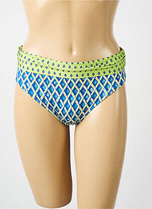 Bas de maillot de bain imprimé fantaisie culotte bleu JESSY BEACHWEAR femme