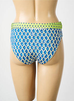 Bas de maillot de bain imprimé fantaisie culotte bleu JESSY BEACHWEAR femme