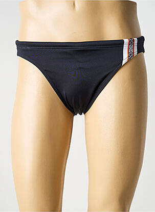 Slip de bain tissage satiné noir HOM homme