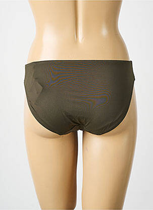 Bas de maillot de bain tissage satiné culotte vert PRIMADONNA femme