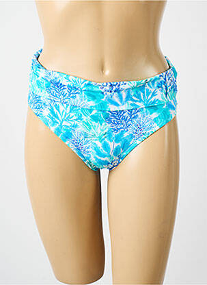 Bas de maillot de bain imprimé fantaisie culotte bleu JESSY BEACHWEAR femme
