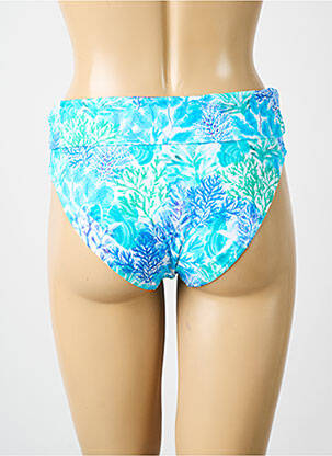 Bas de maillot de bain tissage satiné culotte bleu JESSY BEACHWEAR femme