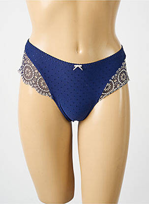 Culotte effet matière satinée bleu PRIMADONNA femme