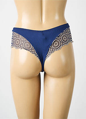 Culotte effet matière satinée bleu PRIMADONNA femme