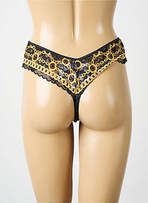 Tanga légère et transparente noir PRIMADONNA femme