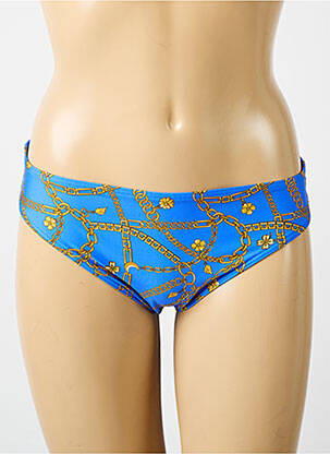 Bas de maillot de bain tissage satiné culotte bleu PRIMA DONNA femme