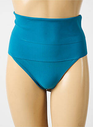 Culotte gainante effet matière satinée bleu PAIN DE SUCRE femme