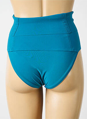 Culotte gainante effet matière satinée bleu PAIN DE SUCRE femme