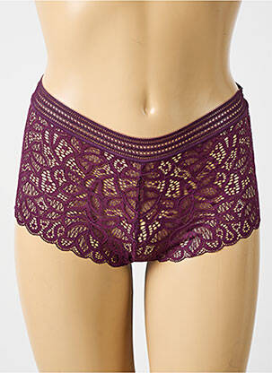 Shorty violet WACOAL femme