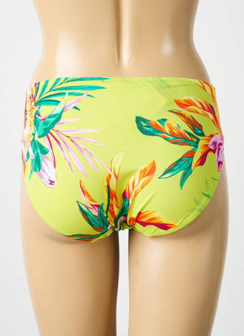 Bas de maillot de bain imprimé tie and dye culotte vert FANTASIE femme