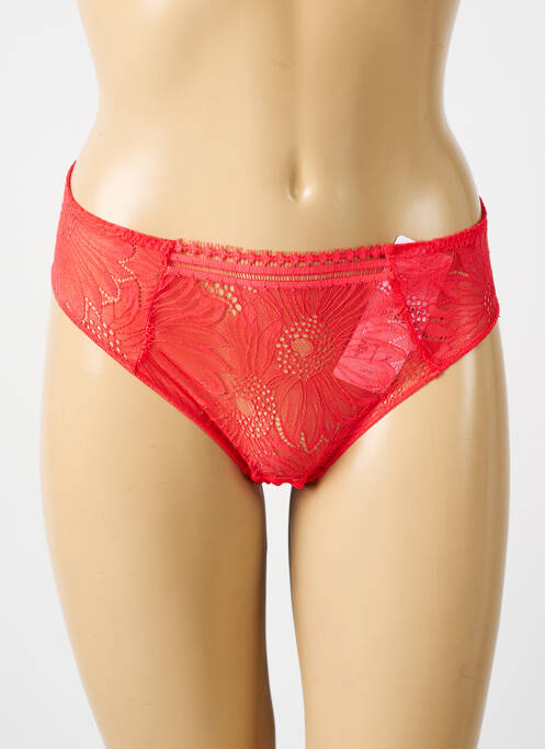 Culotte effet matière satinée orange SIMONE PERELE femme