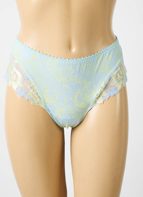 Culotte tissage satiné bleu PRIMA DONNA femme