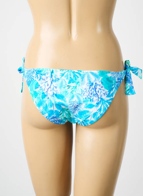 Bas de maillot de bain imprimé fantaisie bikini bleu JESSY BEACHWEAR femme
