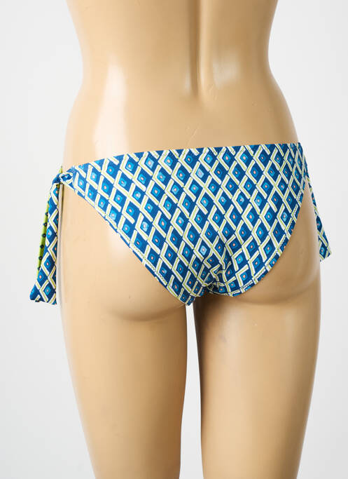 Bas de maillot de bain imprimé fantaisie bikini bleu JESSY BEACHWEAR femme