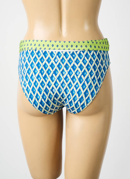 Bas de maillot de bain imprimé fantaisie culotte bleu JESSY BEACHWEAR femme