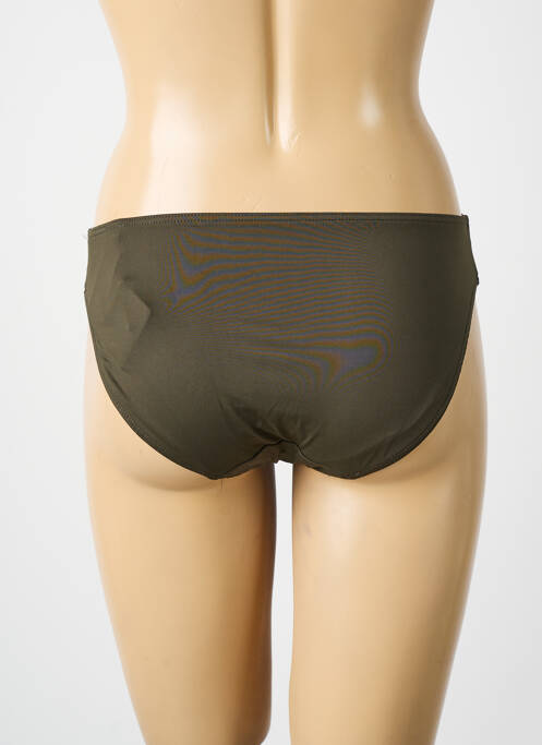 Bas de maillot de bain tissage satiné culotte vert PRIMA DONNA femme