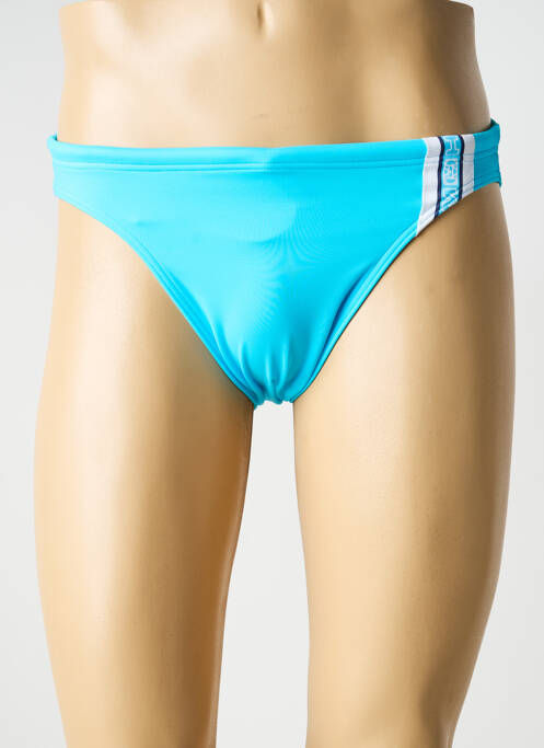 Slip de bain tissage satiné bleu clair HOM homme
