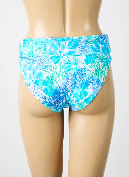 Bas de maillot de bain imprimé fantaisie culotte bleu JESSY BEACHWEAR femme