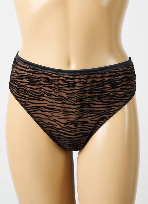 Tanga stretch marron PRIMA DONNA femme