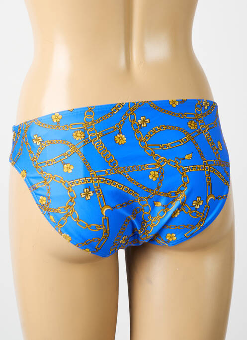 Bas de maillot de bain tissage satiné culotte bleu PRIMA DONNA femme