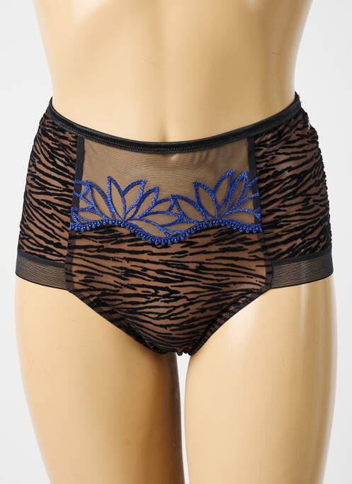Culotte haute légère et transparente noir PRIMA DONNA femme