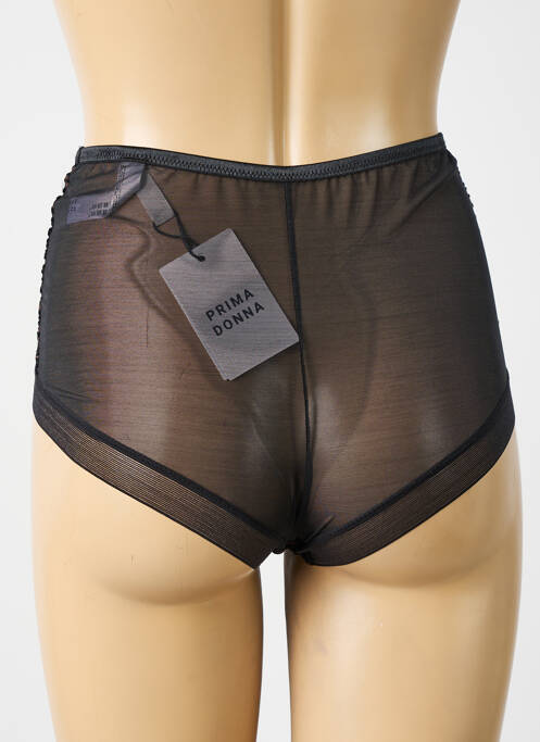Culotte haute légère et transparente noir PRIMA DONNA femme